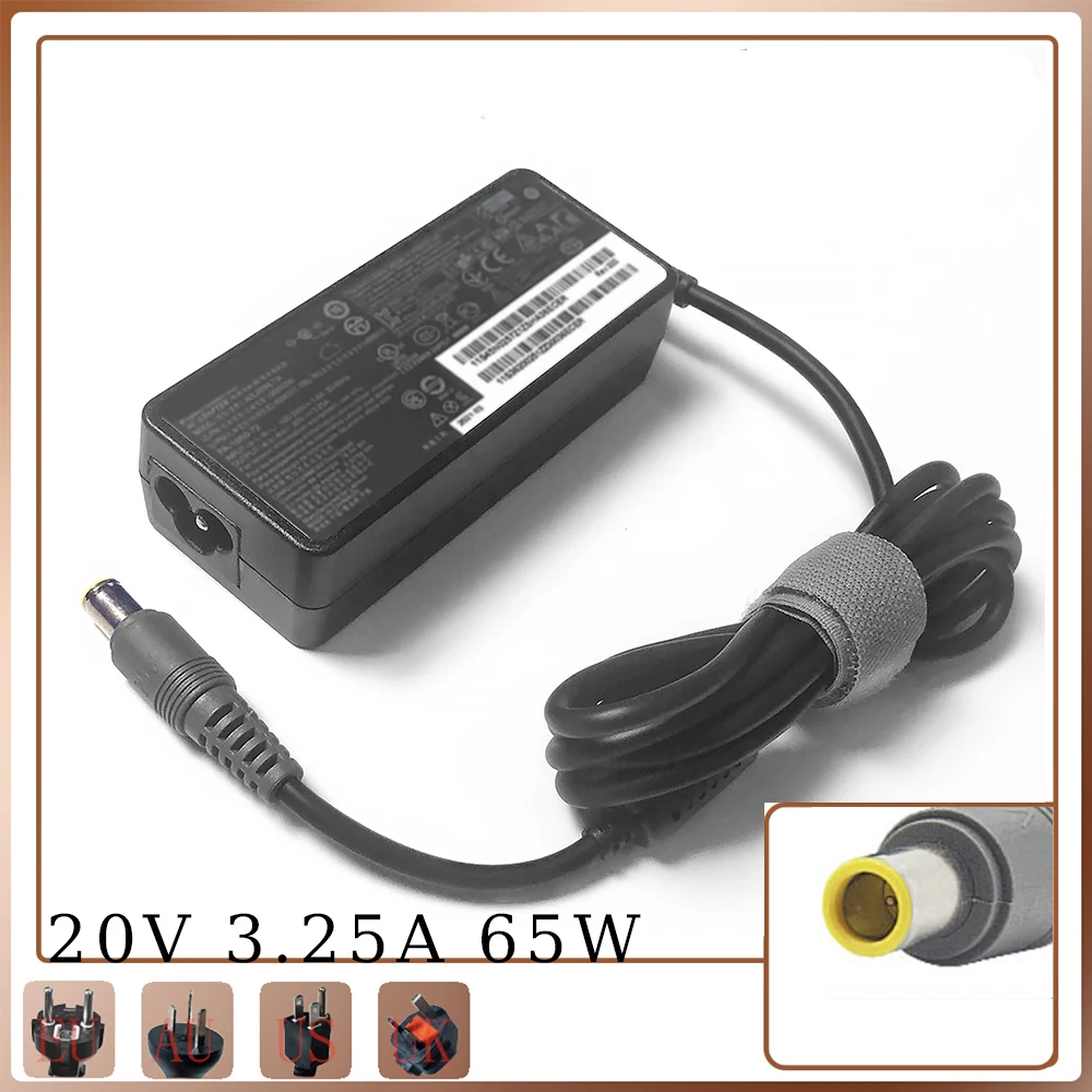 20V 65W 3.25A Pin Dimensioni 7.9 X5. 5.Mm Caricatore Adattatore Per Laptop Per Lenovo Ibm X60 R60 B490 B590 Thinkpad T60