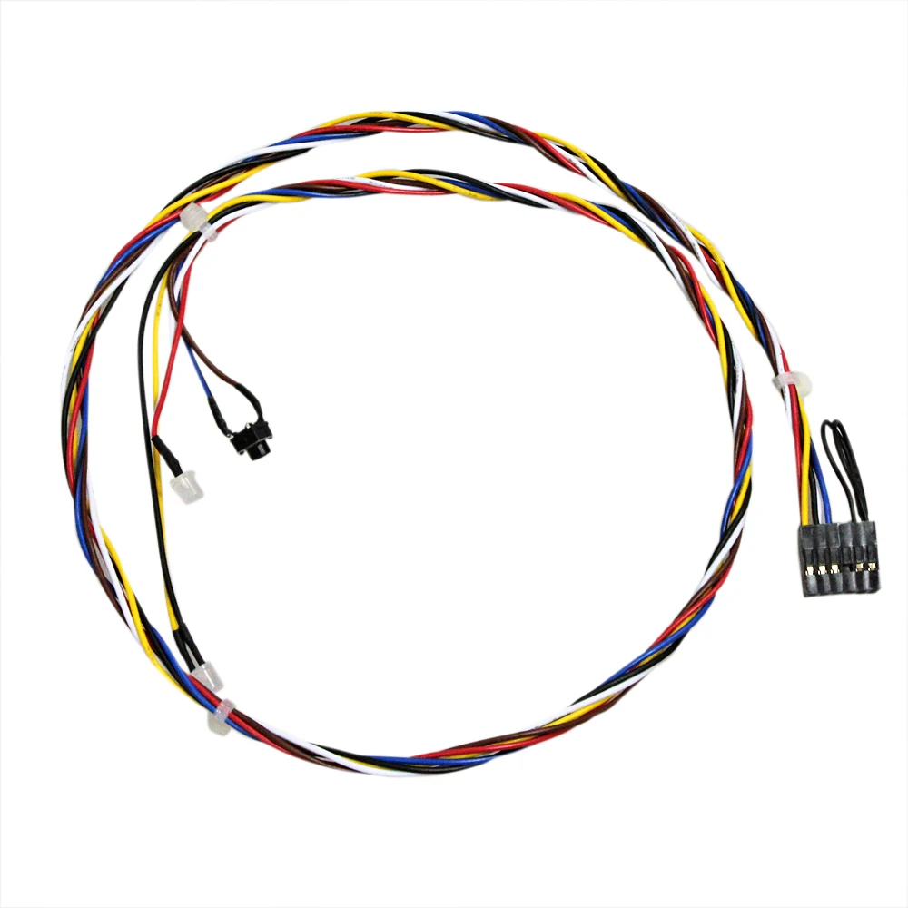 1/2 Pz Per Dell Xps 8300 8500 8700 Interruttore Di Alimentazione On-Ff Cavo Scheda Pulsante