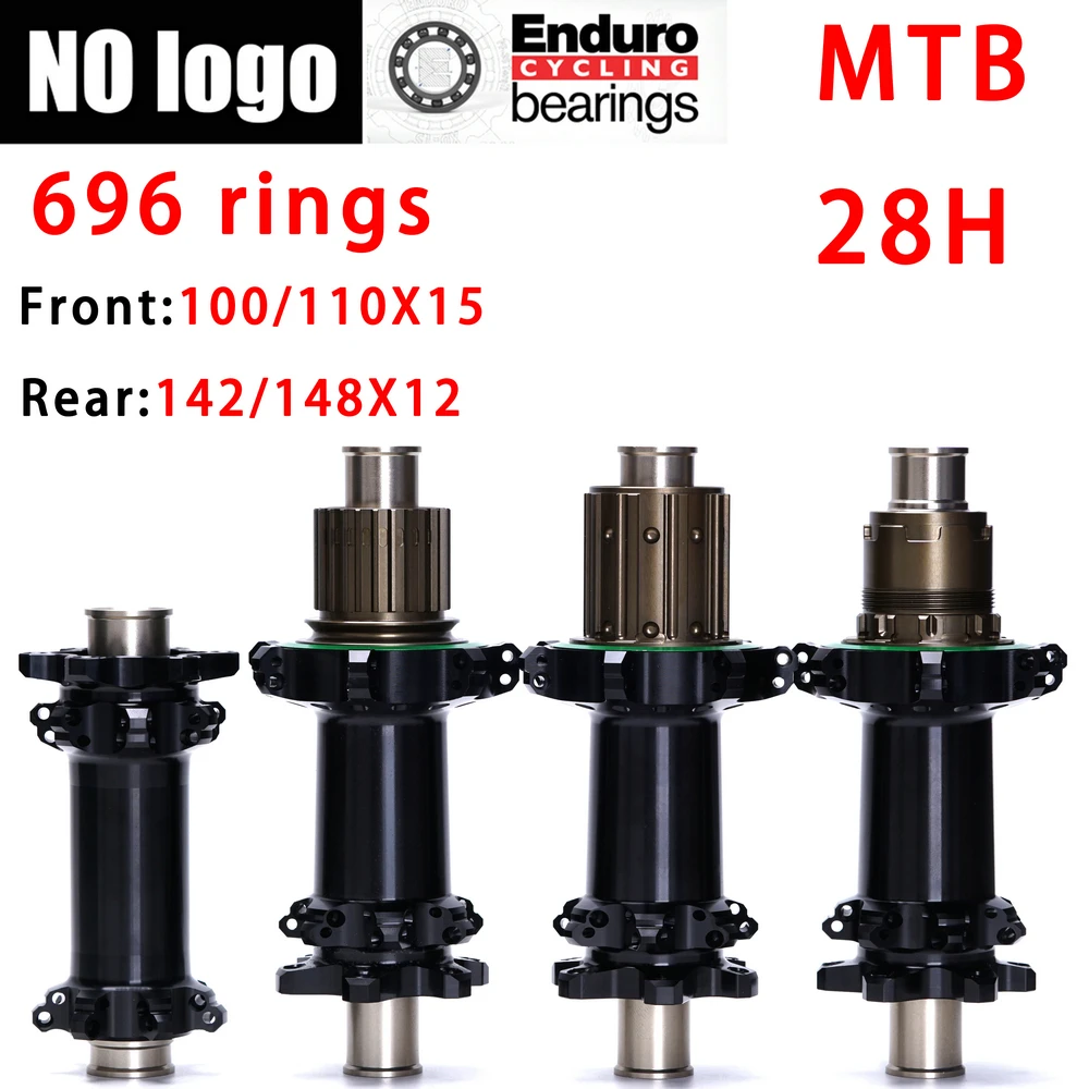 No Logo 690 Ring Bicycle Hub 148X12Mm Boost 28 Fori Straight Pull Spoke 6-Bolt Brake Hg Xd Ms Hub Body Per Shimano Sram