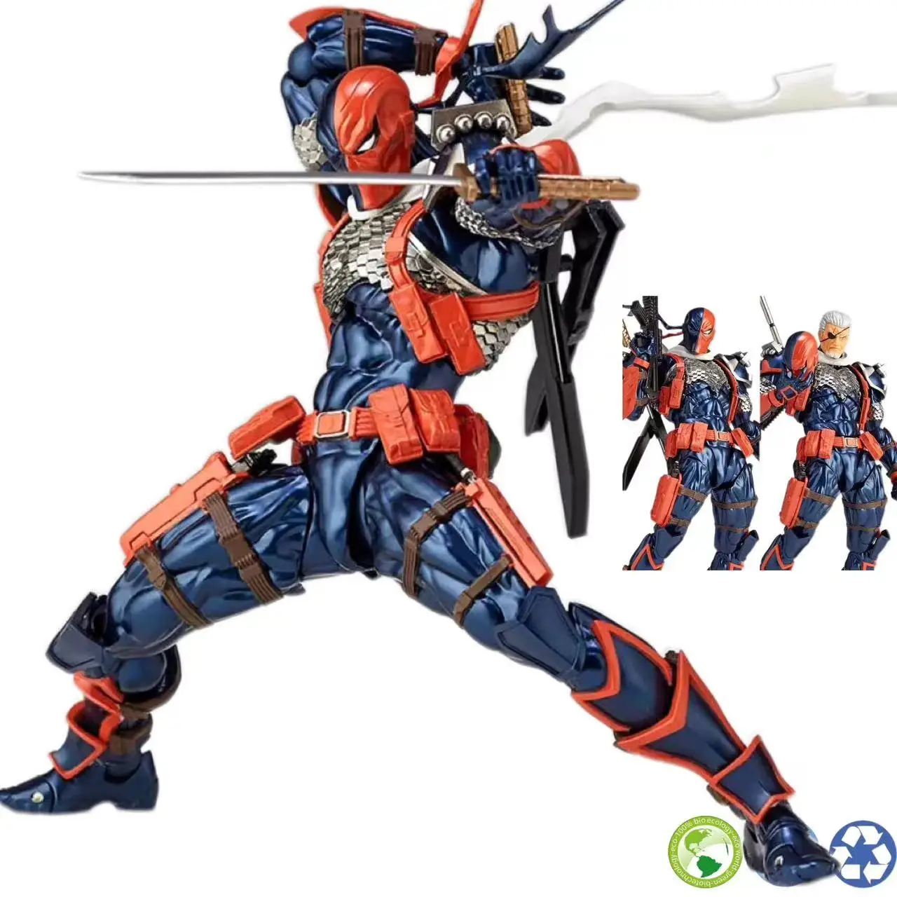 Deathstroke Figure Amazing Yamaguchi Revoltech Series Action Figure Collection Model Toy Joint Mobile Doll Regalo Creativo