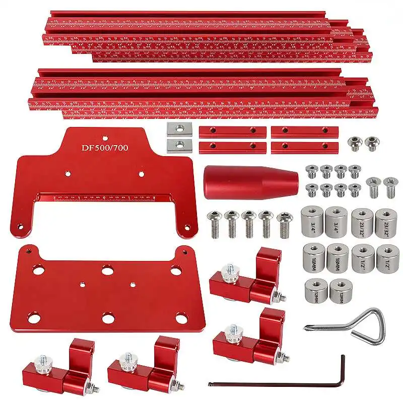 Jigsaw Connection Scanalato Punzonatura Posizionamento Binario Di Guida Per Festool Df500/700 Sistema Di Base Metrico/Pollici 1500Mm Tenone Per La Lav