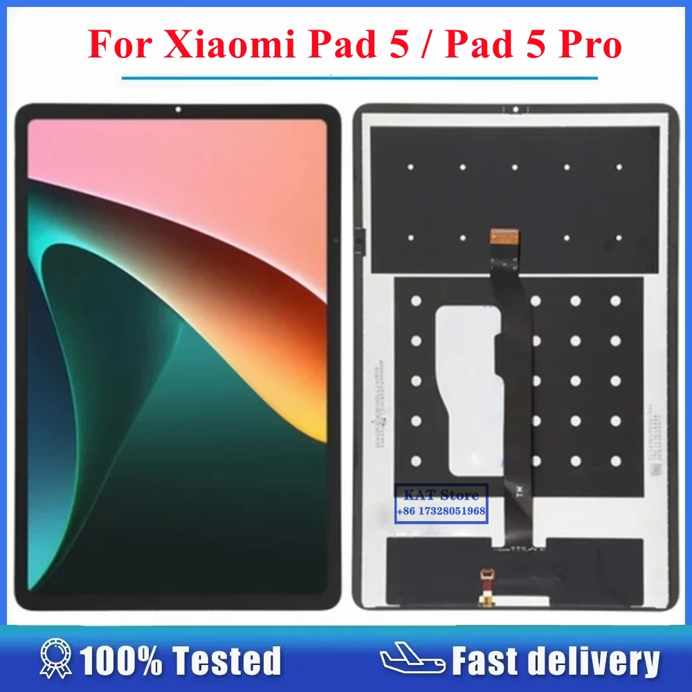 Originale Per Xiaomi Pad 5 / Pad 5 Pro Lcd Touch Screen Digitizer Pezzo Di Ricambio Per Assemblaggio Completo