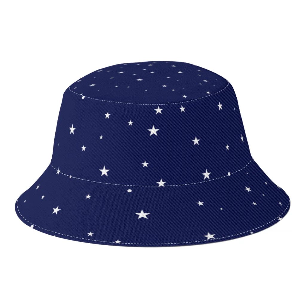 Pretty Starry Sky Fisherman Hats Boy Girl Custom Stars Spring Bucket Hat Decorativo Boonie Hat Protezione Solare