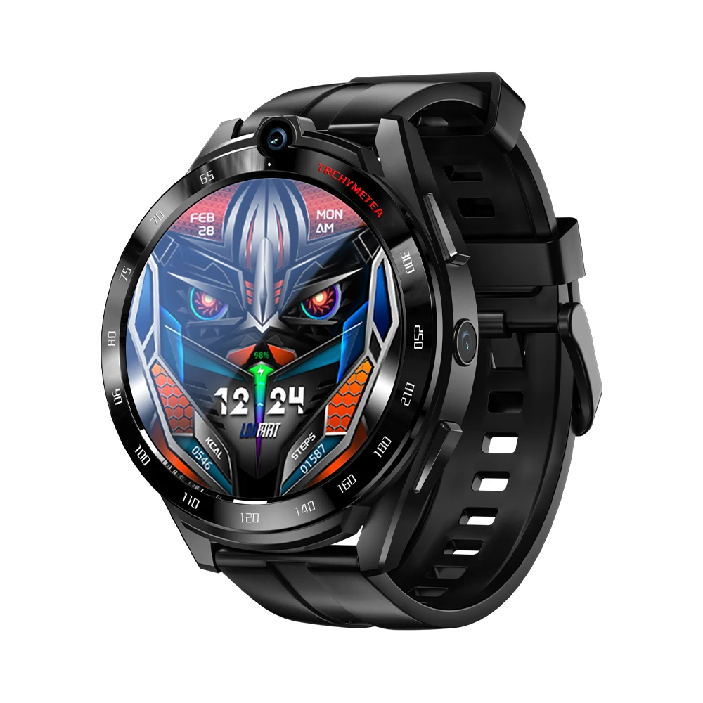 Nuovo 4G Sim Card Round Smart Watch Appllp 5 Pro Noise Gps Wifi Camera Bt Calling Smart Watch Elettronico Per Uomo Android 11
