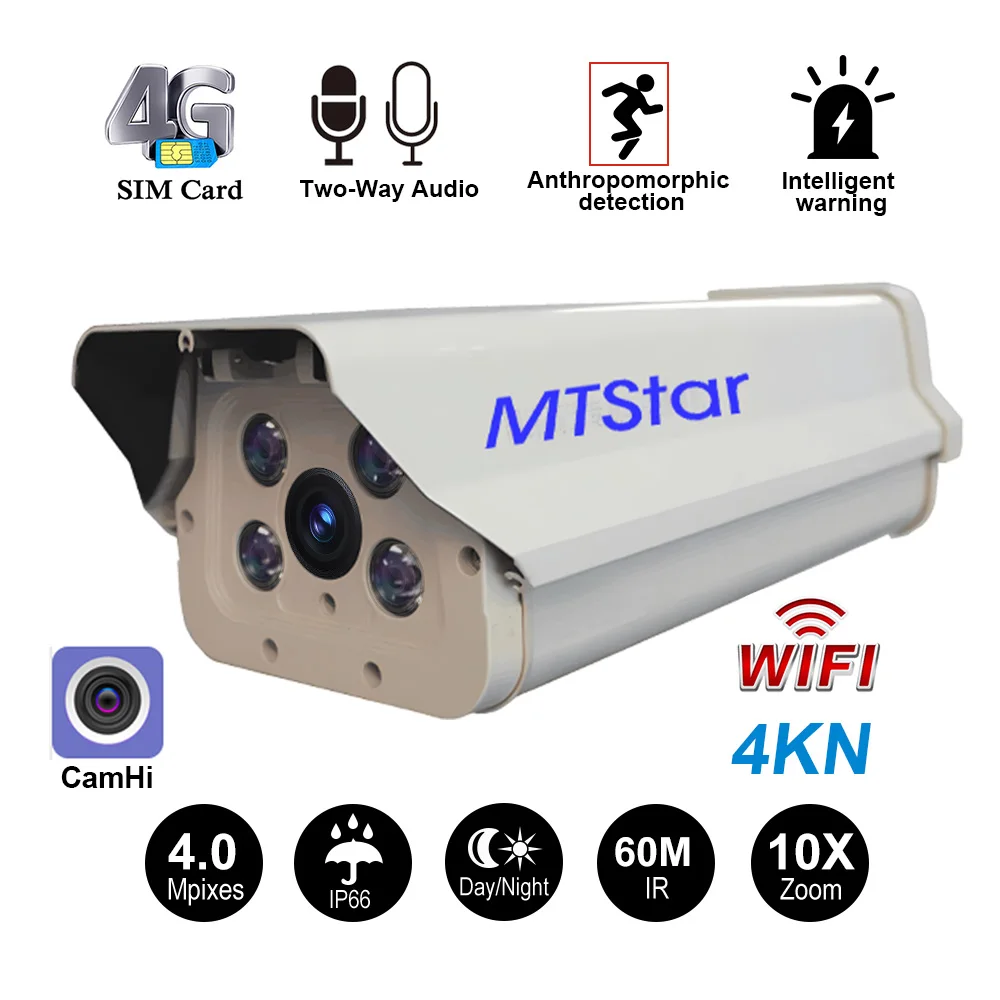 Scheda Sim Impermeabile Esterna 3G/4G Lpr Camera 1080P 2Mp/4Mp Per La Registrazione Della Videosorveglianza Della Targa