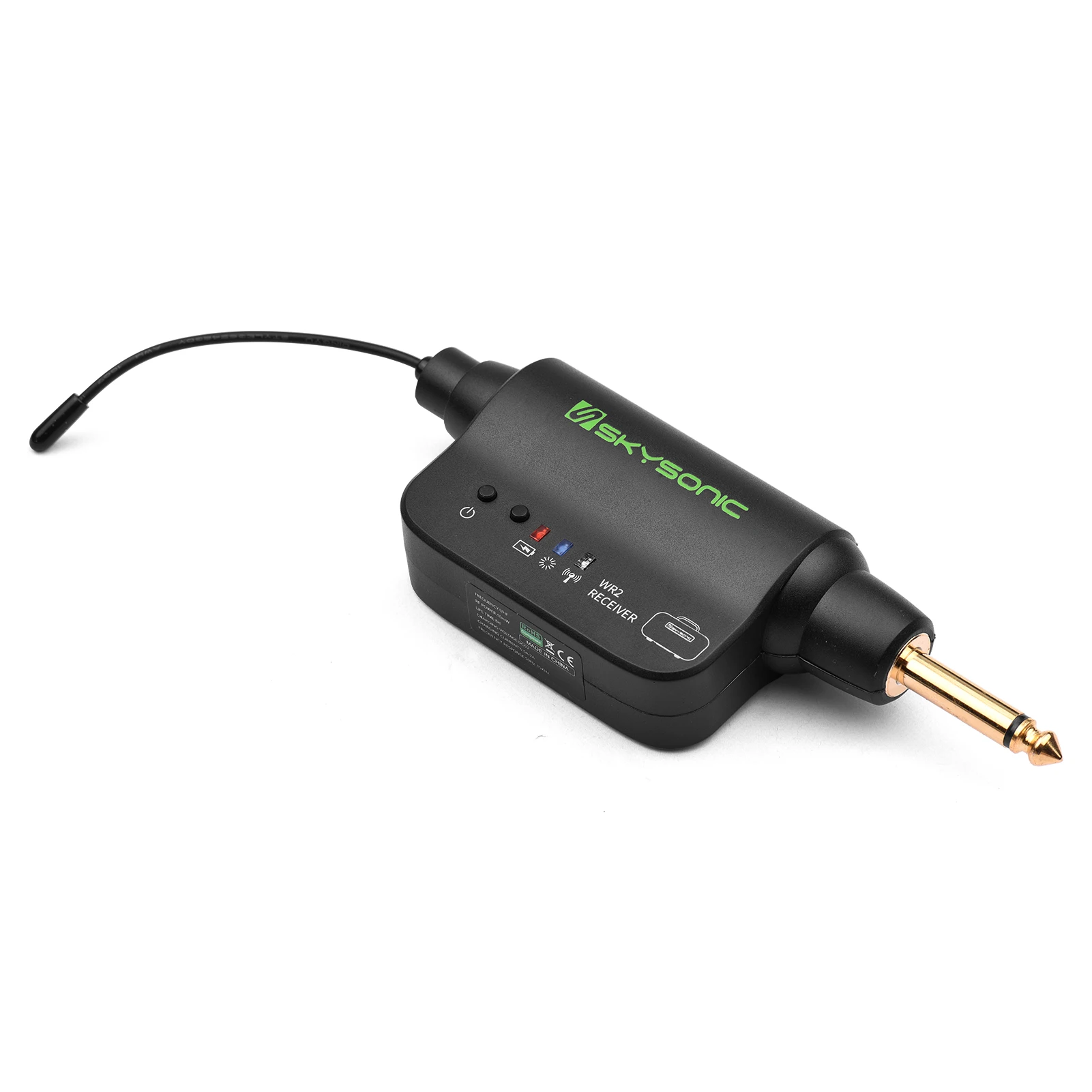 Wr2 Wireless & Resonance Sound Hole Pickup Wireless Vibration Pickup Sound Pick-Up Delay/Reverb/Effetti Chorus