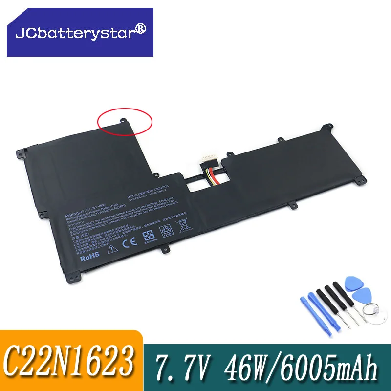 Batteria Per Laptop Jc C22N1623 7.7V/46Wh/6005Mah Per Asus Zenbook 3 Deluxe Ux490U Ux490Ua Ux490Ua-Be033T Muslimzenbook3V