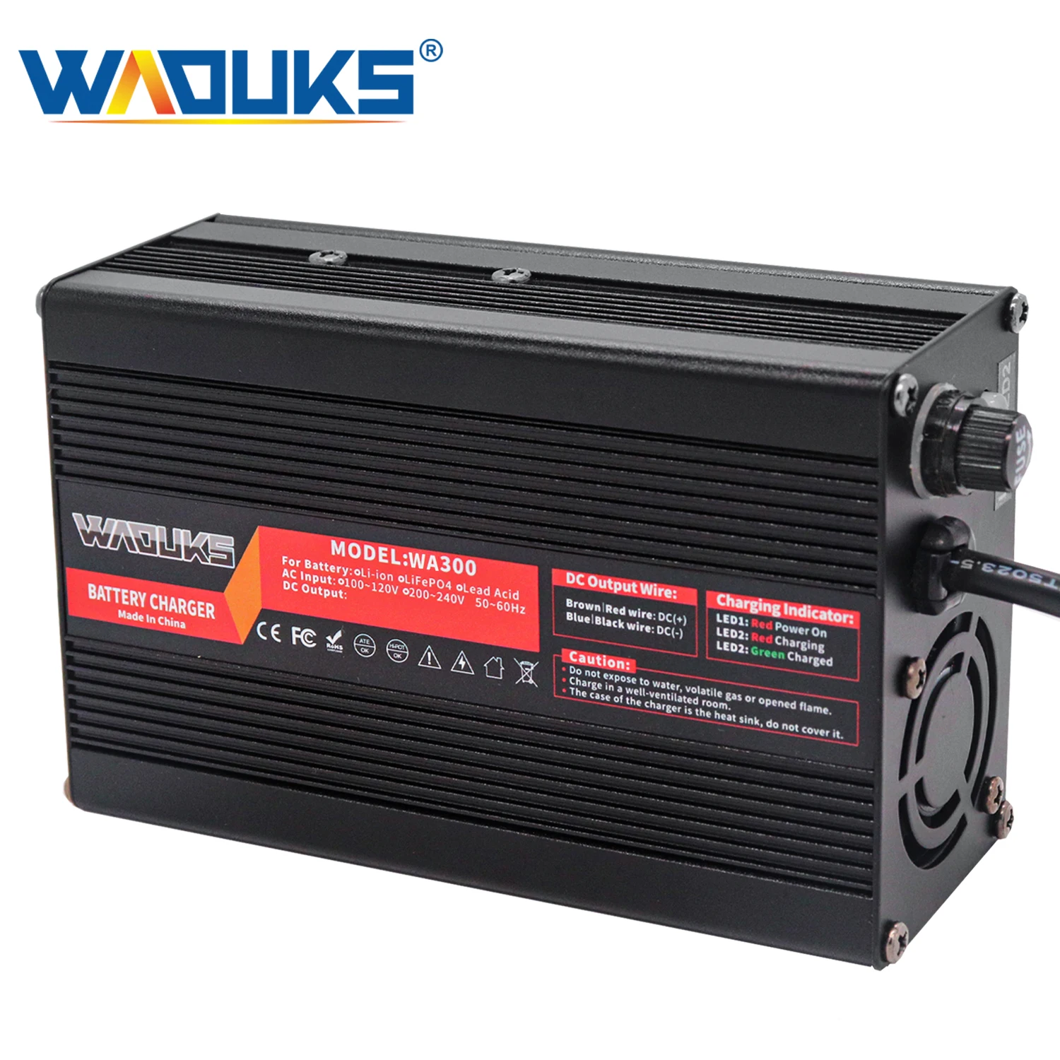 Caricabatteria 58.4V 5A Lifepo4 Per Batteria 16S 48V Lifepo4 Ebike E-Bike Auto-Stop Smart Tools