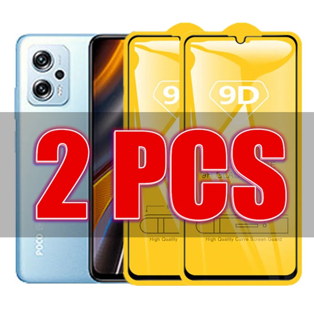 2Pcs 9D Glass For Poco X4 Gt 5G Case Xiaomi Poco X4 Gt X4 Pro Nfc Protective Glass For Xiaomi Poco X4 Gt Pocox4 Gt