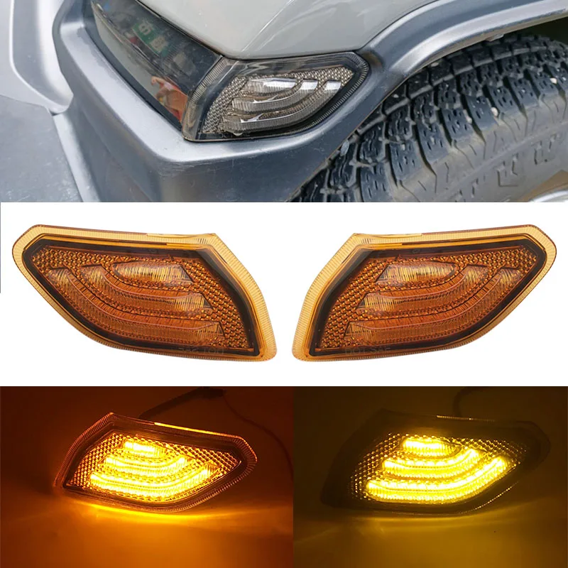 Per Jeep Jl Affumicato Led Side Maker Luci Ambra Anteriore Fender Flares Segnale Di Girata Lampade Per Jeep Wrangler Jl 2018 2019