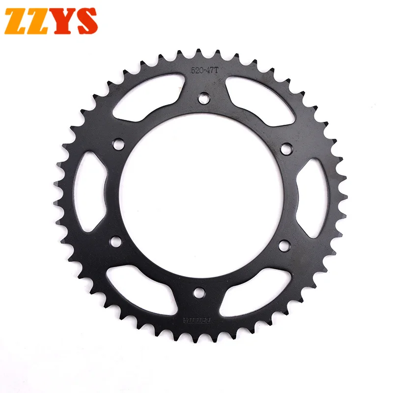 520-47T 520 47T 47 Tooth Rear Sprocket Gear Staring Wheels Cam For Aprilia 650 Pegaso Factory 650 07-09 125 Mx Finland 04 Mx125