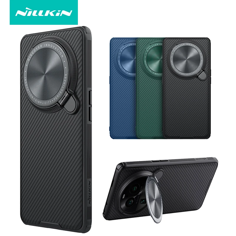 Nillkin Camshield Prop Soft Tpu + Pc Classic Lens Protection Custodia Per Fotocamera Per Oppo Find X6 Pro Back Shell
