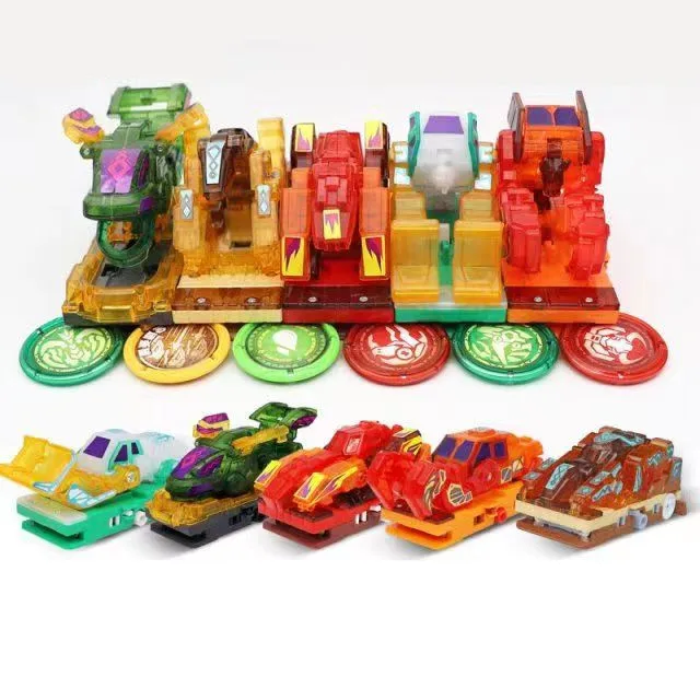 Screechers Deformation Car Wild Explosion Speed Fly Beast Attack Action Figures Cattura Flip Transformation Giocattoli Per Bambini