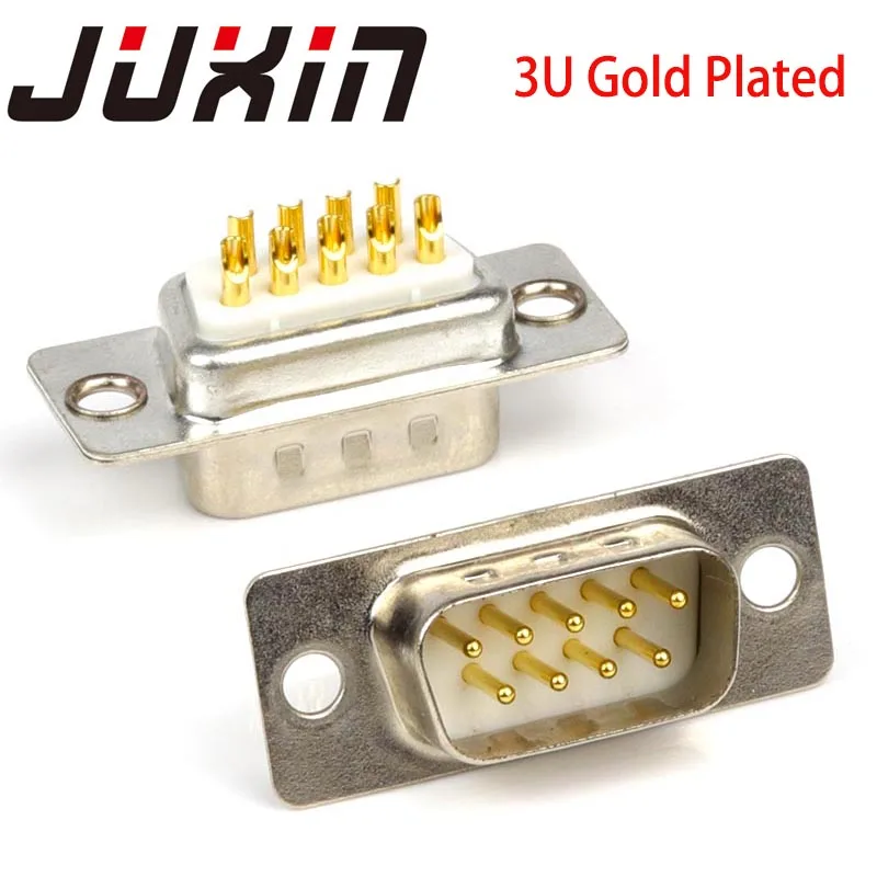 2 Pz Db9 Femmina Maschio Rs232/Rs485 Connettore Com Accessori Pc Connettori D-Sub Jack Rs232 9Pin Modulo Pin Solido Intestazione Seriale