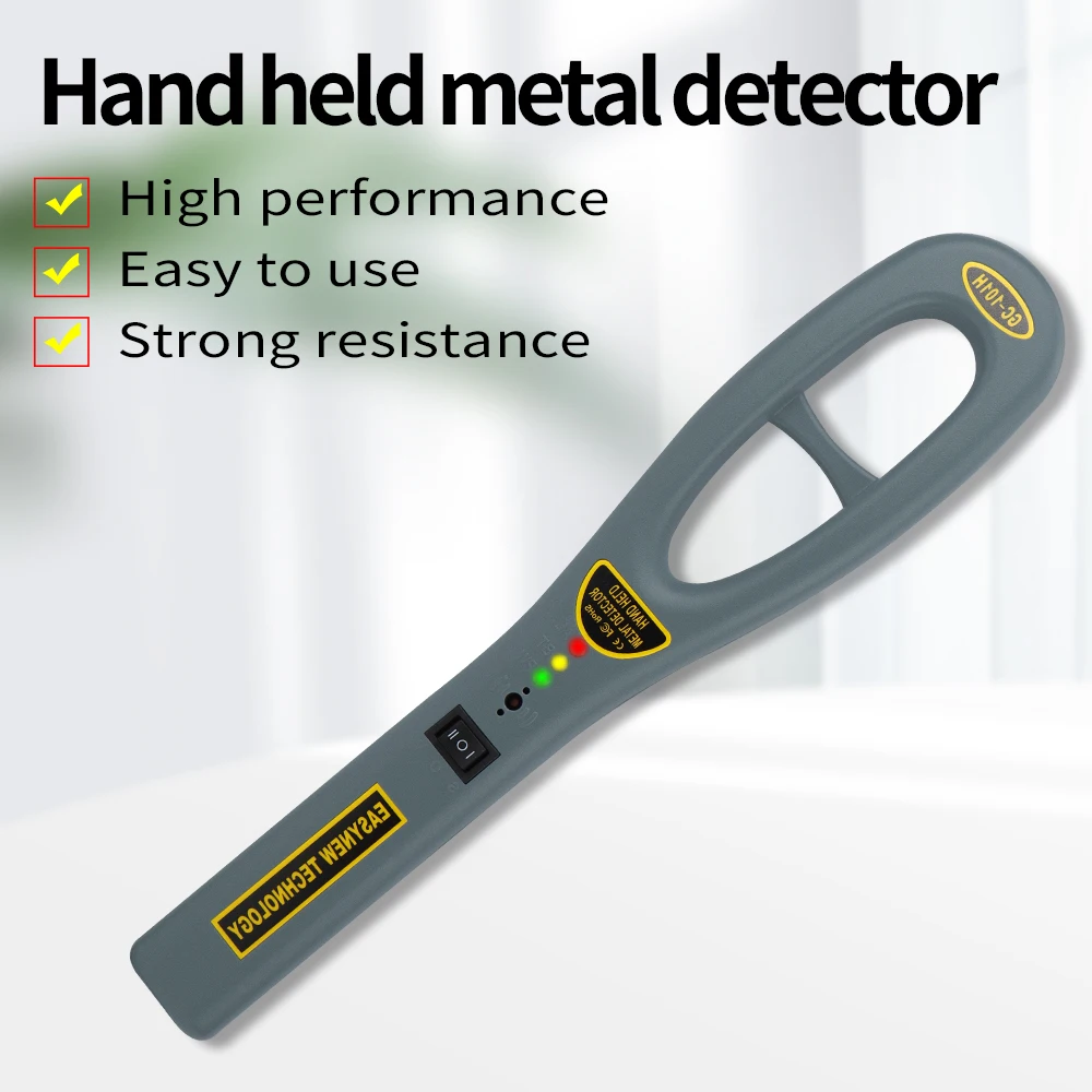 Metal Detector Portatili Portatili Per Scanner In Metallo Ad Alta Sensibilità Per Il Controllo Della Sicurezza Della Scuola Dell'Aeroporto