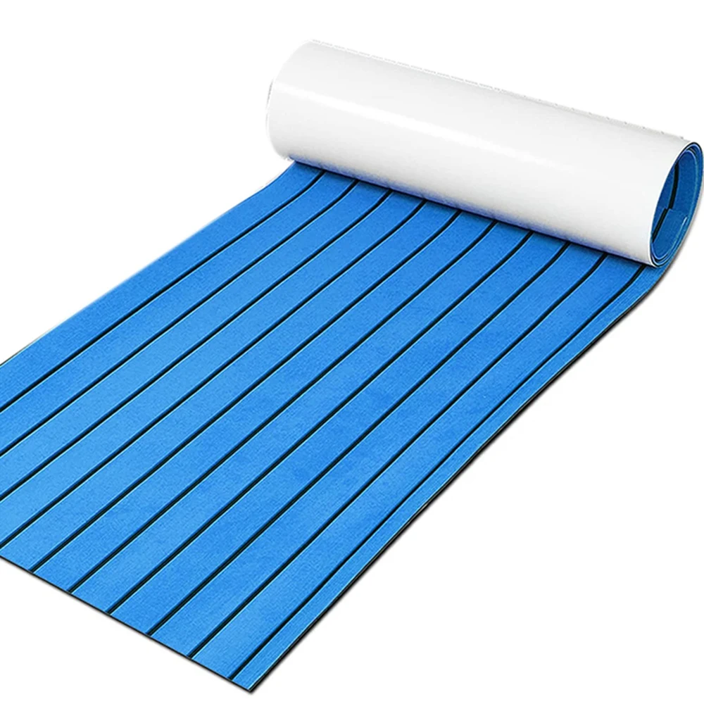 Foam Teak Decking Eva Foam Marine Flooring Faux Boat Decking Sheet Accessori Marine Blue 450 X2400Mm