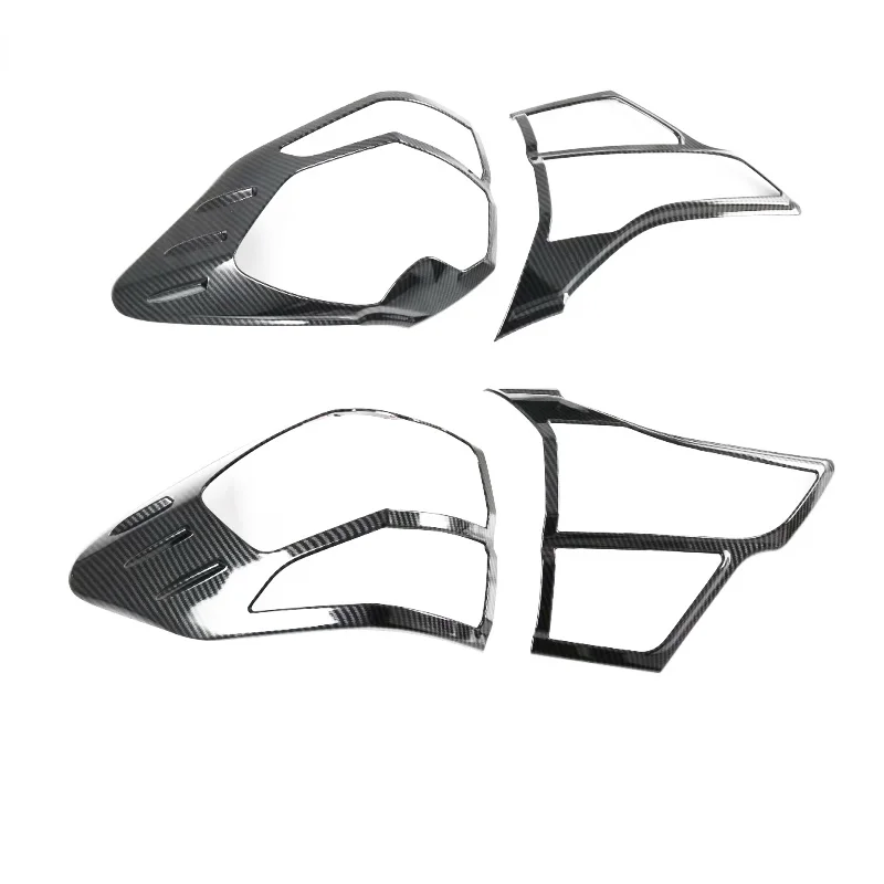 Per Toyota Rush 2018 2019 2020 Car Styling Chrome Carbonfiber Car Rear Rear Light Lamp Cover Trim Sticker Accessori Esterni