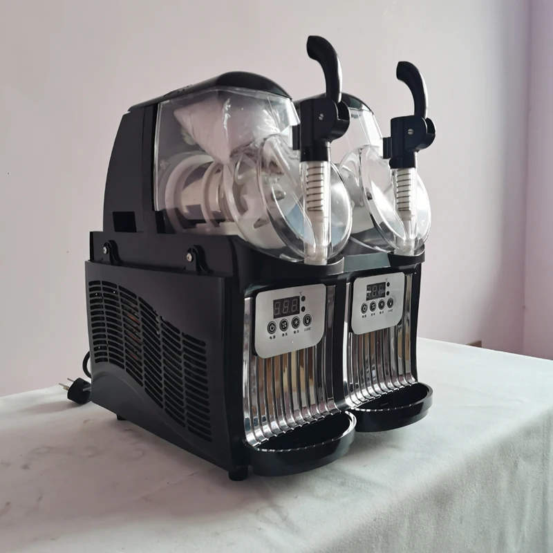 Pbobp Commercial Frozen Slushy Machine One Tanks Juicer Slush Fruit Maker 12L Macchina Per Lo Scioglimento Della Neve A Doppio Cilindro