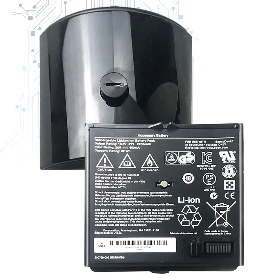 300769-001,300770-001 Per Bose 350160-1100, Soundlink Air, Batteria Di Ricambio Per Altoparlante Soundock