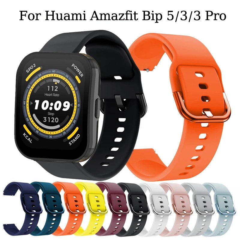 Cinturino In Silicone Morbido Per Amazfit Bip 5 Cinturino Colorato Smart Watch Per Amazfit Bip 3 Pro/Bip 3 Cinturino Sportivo Correa