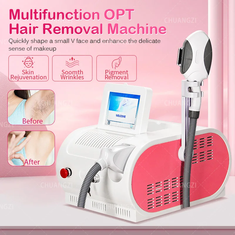 Indolore Smart High Power Soft Light Portatile Opt Ice Cooling Multifunzione Ipl Laser Hair Removal Machine Prezzo Di Fabbrica Sicuro