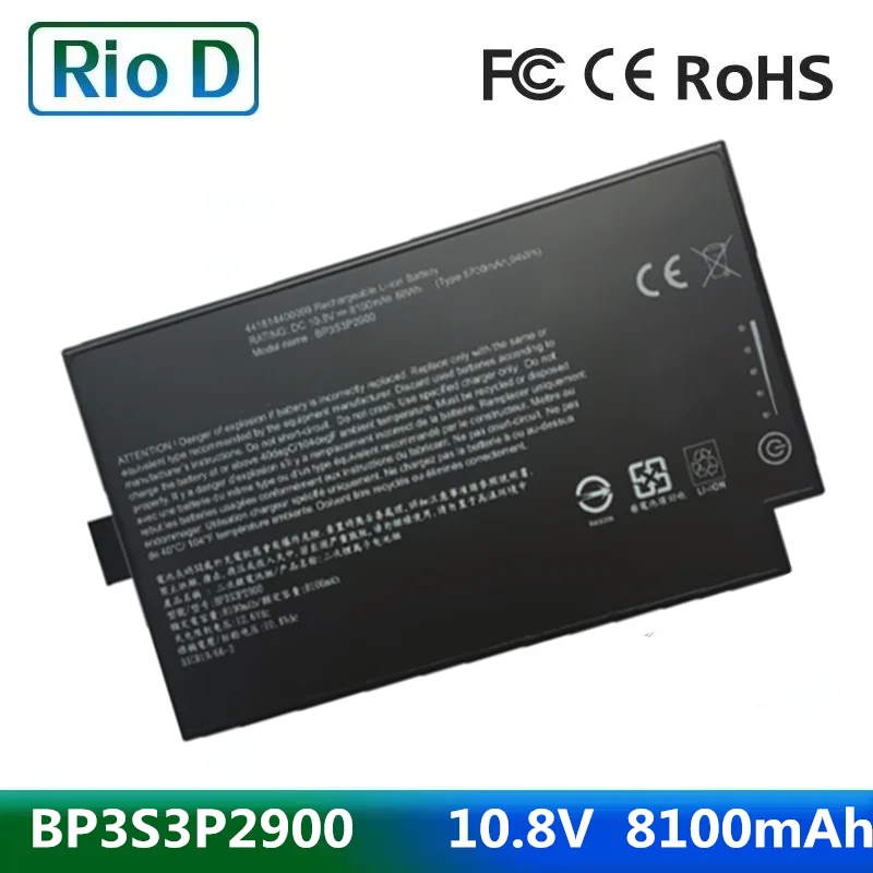 Batteria Per Laptop 10.8V 8100Mah Per Getac B300 B300X Bp3S3P2900 (P) 4418144000490 3 Icr19/66-3
