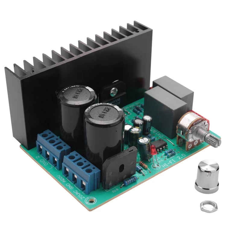 2X 30W + 30W Lm1876 Stereo Audio Power 4558 Scheda Amplificatore 2.0 Stereo Classe Ab Home Theater Amp Dual