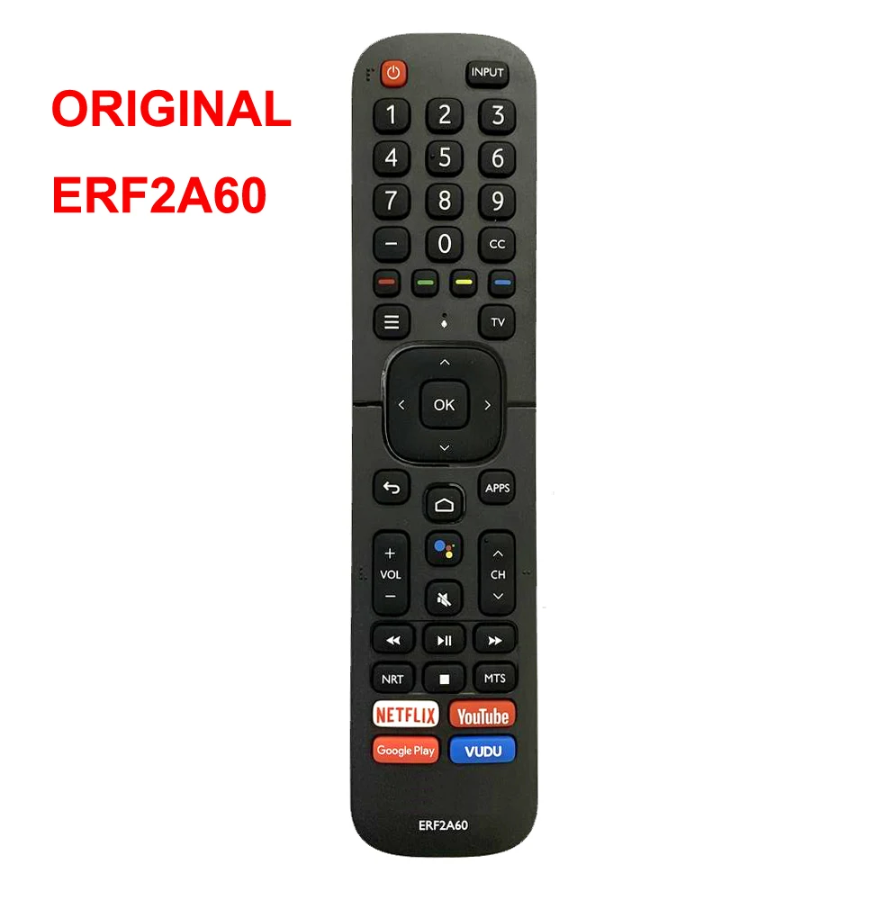 Erf2A60 Originale Usato Per Hisense 4K Smart Tv Telecomando Vocale Con Netflix Youtube Google Play Vudu Adatto Per H9F H8F H6570F