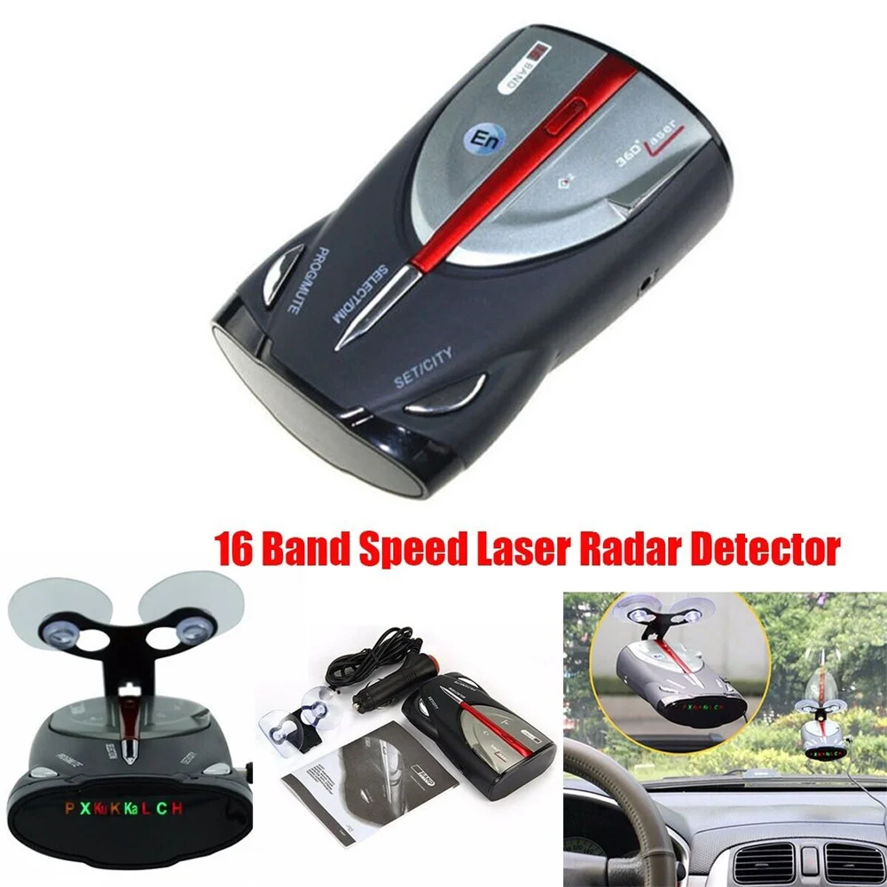 12V Car Electronic Dog 16 Band Cobra Xrs 9880 Anti Radar Car Detector Display A Led A 360 Gradi Allarme Vocale Tachimetro Della Polizia