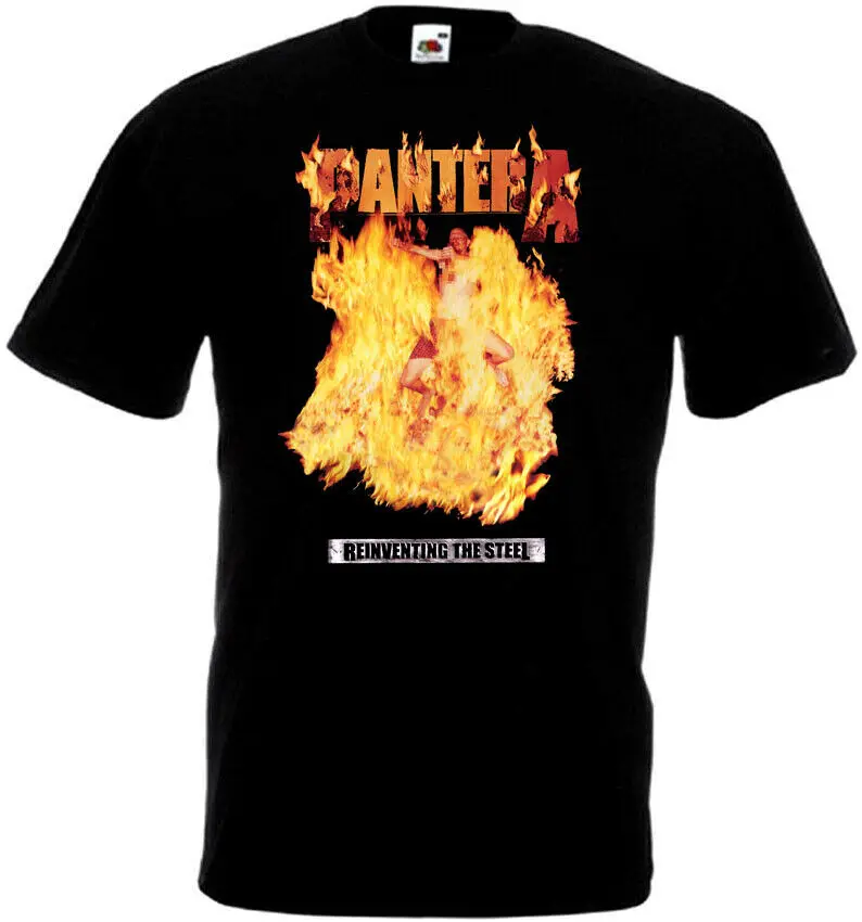 Pantera Reinventing The Steel V41 T Shirt Heavy Metal Black Tutte Le Taglie S 5Xl