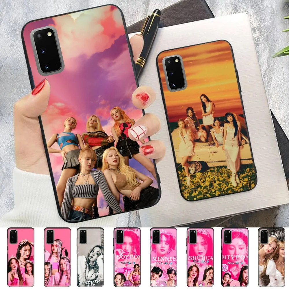 K-Pop (G)I-Dle Custodia Per Telefono Per Samsung S 9 10 20 21 22 23 30 23Plus Lite Ultra Fe S10Lite Fundas