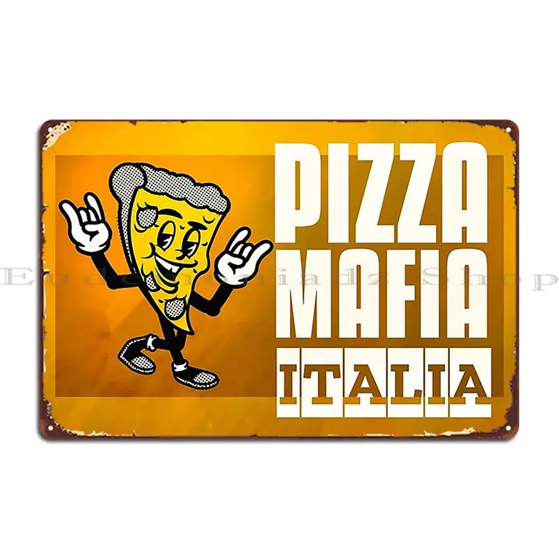 Pizza Moia Italia Cute Pizza Italy Food Italian Pizza Moist Italia Funny Foodie American Italian Metal Signs