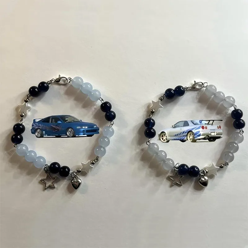 Braccialetti Abbinati Furious Fascino Veloce E Furious Y2K Fatto A Mano