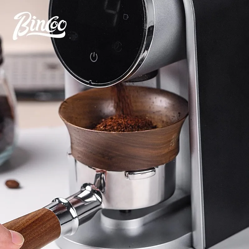 Anello Di Dosaggio Del Caffè Imbuto Magnetico 51Mm 53Mm 58Mm Noce Per Delonghi Breville E61 Portafilter Accessori Per Caffè Espresso Strumento Barista