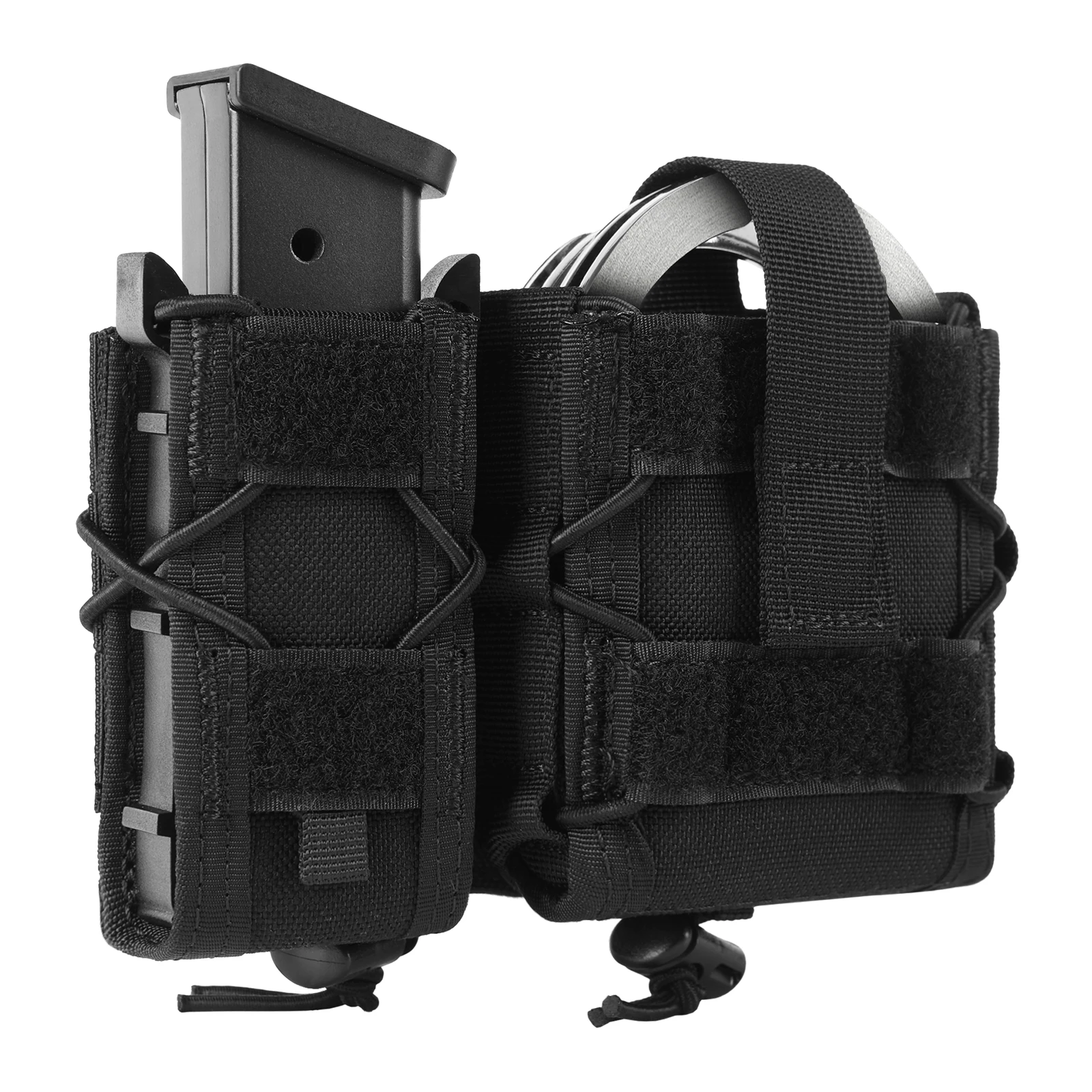 Votagoo Combo Handcuff Mag Pouch Per 9Mm Magazine And Chain Manette Caccia Polizia Law Enforenmen Accessori
