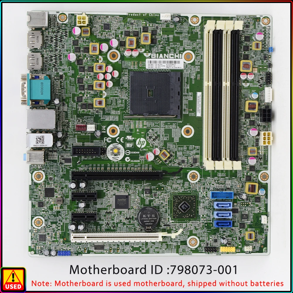 Per Scheda Madre Originale Hp Elitedesk 705 G2 Scheda Di Sistema 798073-001 Hp (Scheda Madre) Per Elitedesk 705 G2 Mt/ Sff (Ricondizionata)