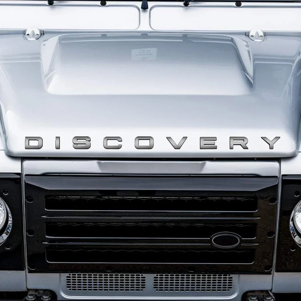 Discovery Car Emblem Front Hood Stickers Decalcomanie Per Land Rover Discovery Car Styling Discovery Logo Emblem Stickers Accessori