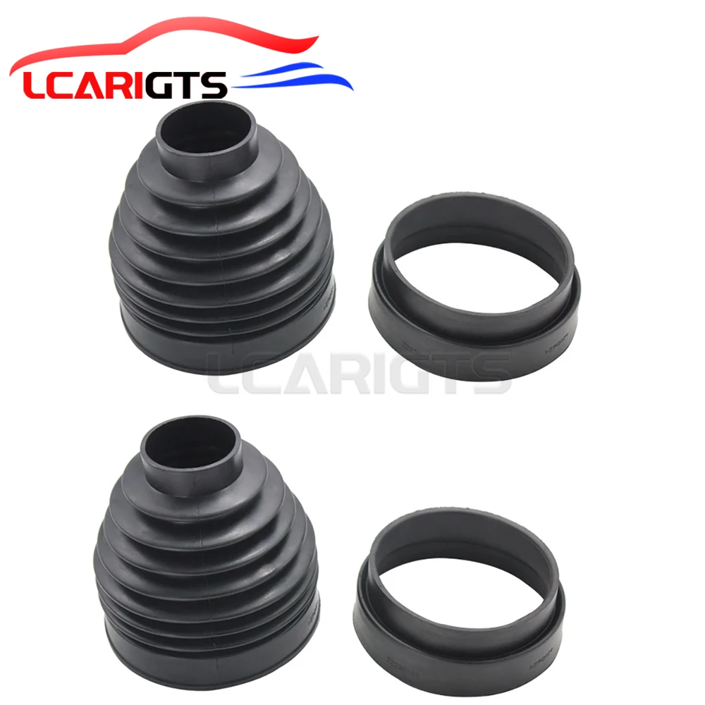 Coppia Per Land Rover Range Rover Discovery 3 E 4 Lr3/4 Coperchio Parapolvere In Gomma Con Molla Ammortizzatore Anteriore 2005-2013 Rbg500010 Lr016403