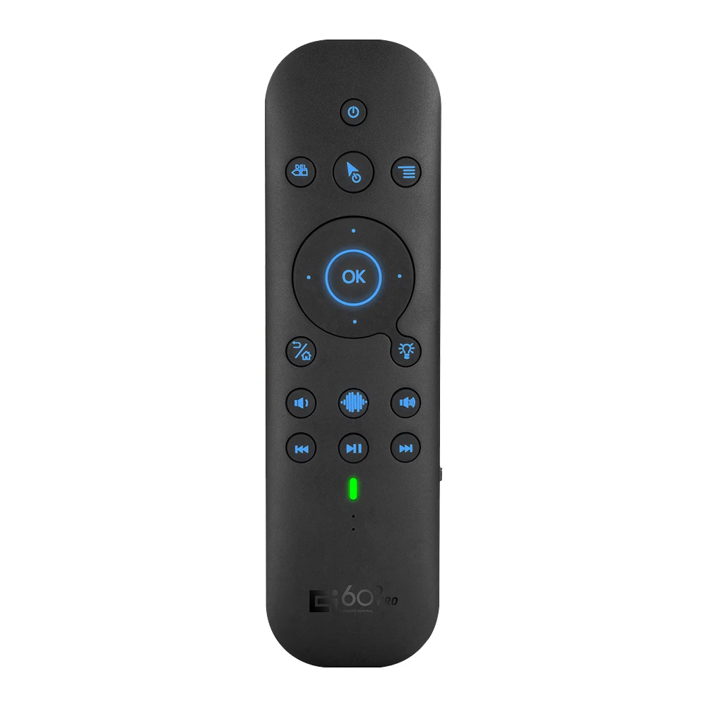 G60S Pro Air Voice Remote Control 2.4G Bluetooth Dual Mode Remote Per Computer Tv Box Projector