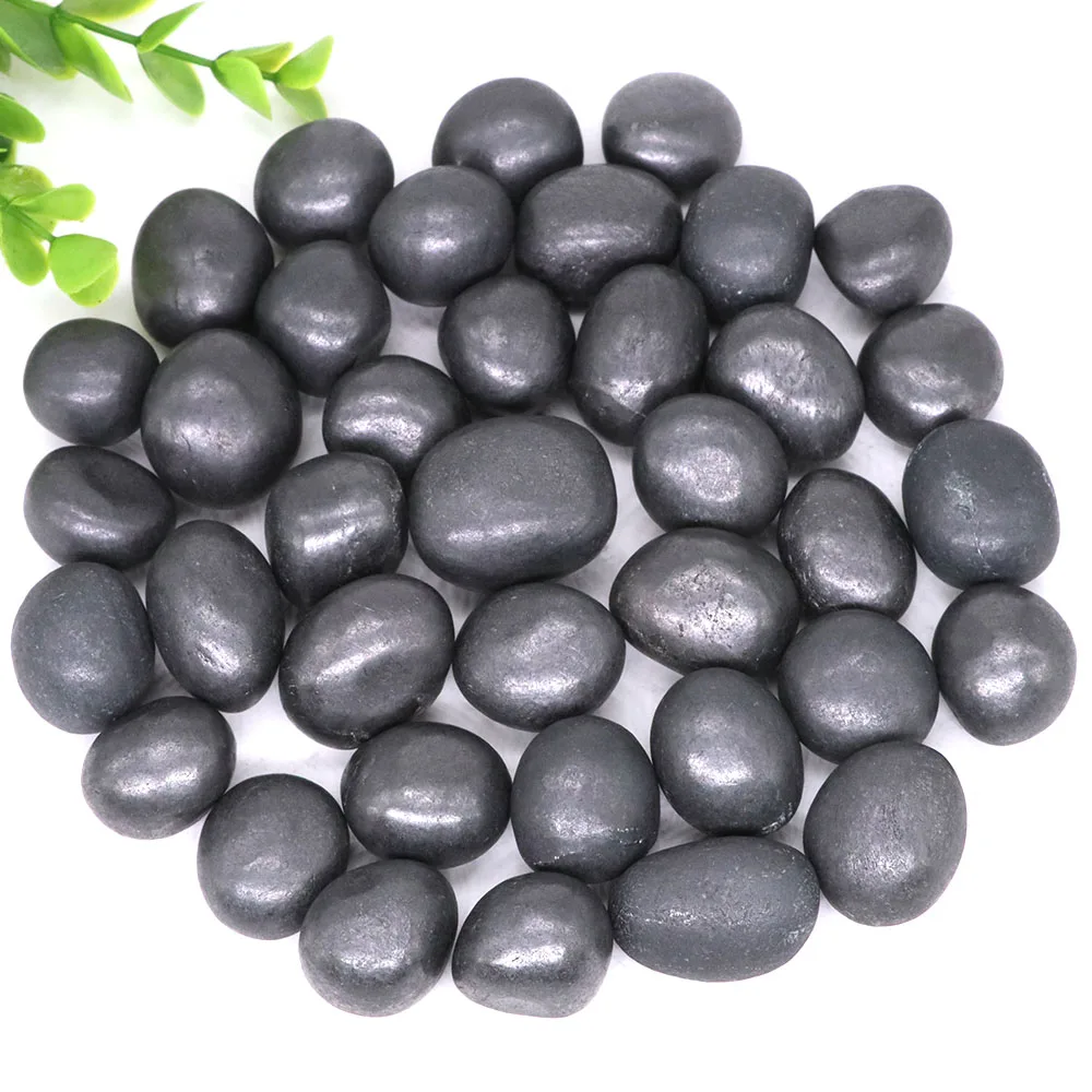 Naturale Shungite Reiki Healing Burattato Pietra Minerali Quarzo Bulk Water Cleaner Pietre Preziose Home Decor Fish Tank Acquario Campione