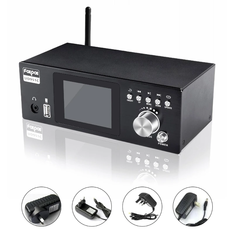 F3Ma Decoder Dsd Audio Surround Professionale Ud951C Con Chip Dac Es9023P Supporto Dsd Dsd256/1 Bit Segnale-Rumore 112Db