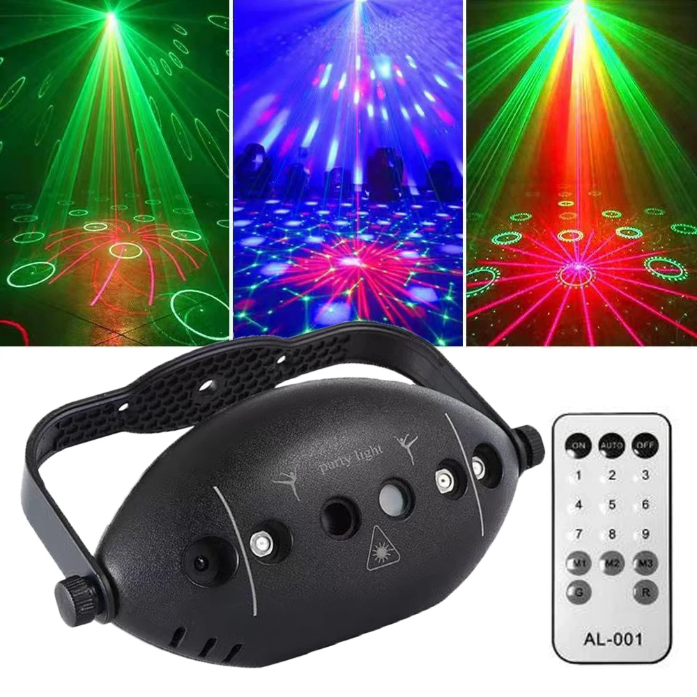 C2 72 Pattern Disco Lights Stage Light Dj Party Light Projector Light Strobe Party Club Home Holiday Decoration Lights For Disco