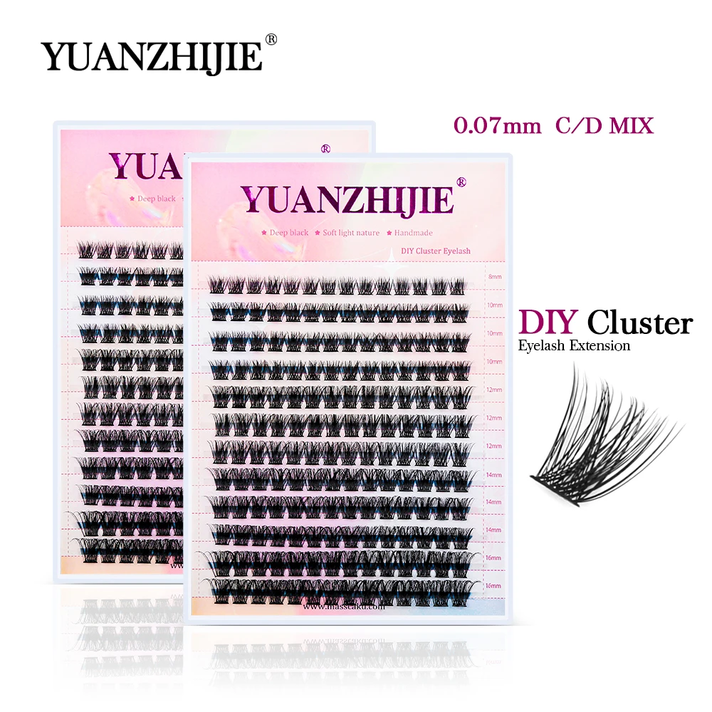 Yuanzhijie Segment Ciglia Trucco Coreano Ciglia Individuali Styling Super Hold Mascara Brush Trucco Fai Da Te A Casa Drop Shipping