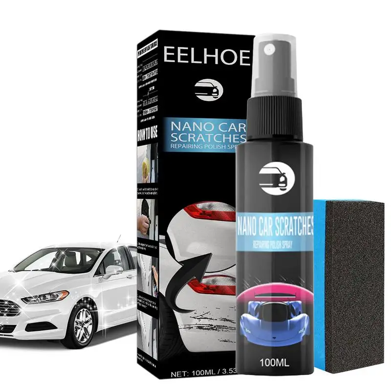 Auto Scratch And Swirl Remover Car Swirl Removal Tool Clarity Restorer Car Body Polish Nano Coating Spray Liquido Per La Rimozione