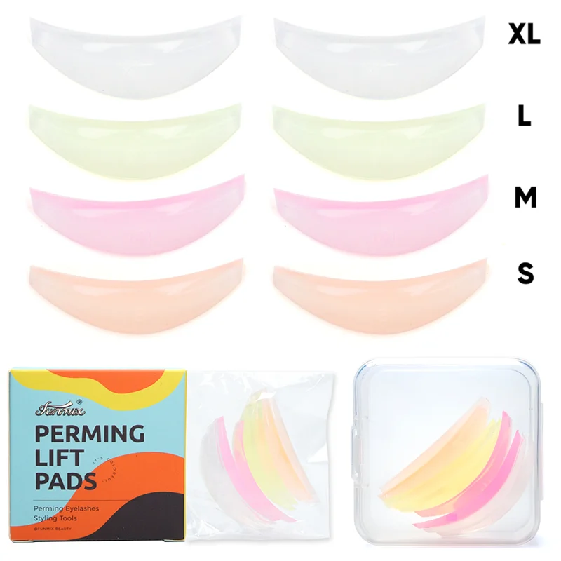 4 Dimensioni Ciglia Perming Bigodino Lift Pads Silicone L Curl Lashes Perm Pads Rods Shield For Lifting Ciglia Trucco Strumento Di Bellezza