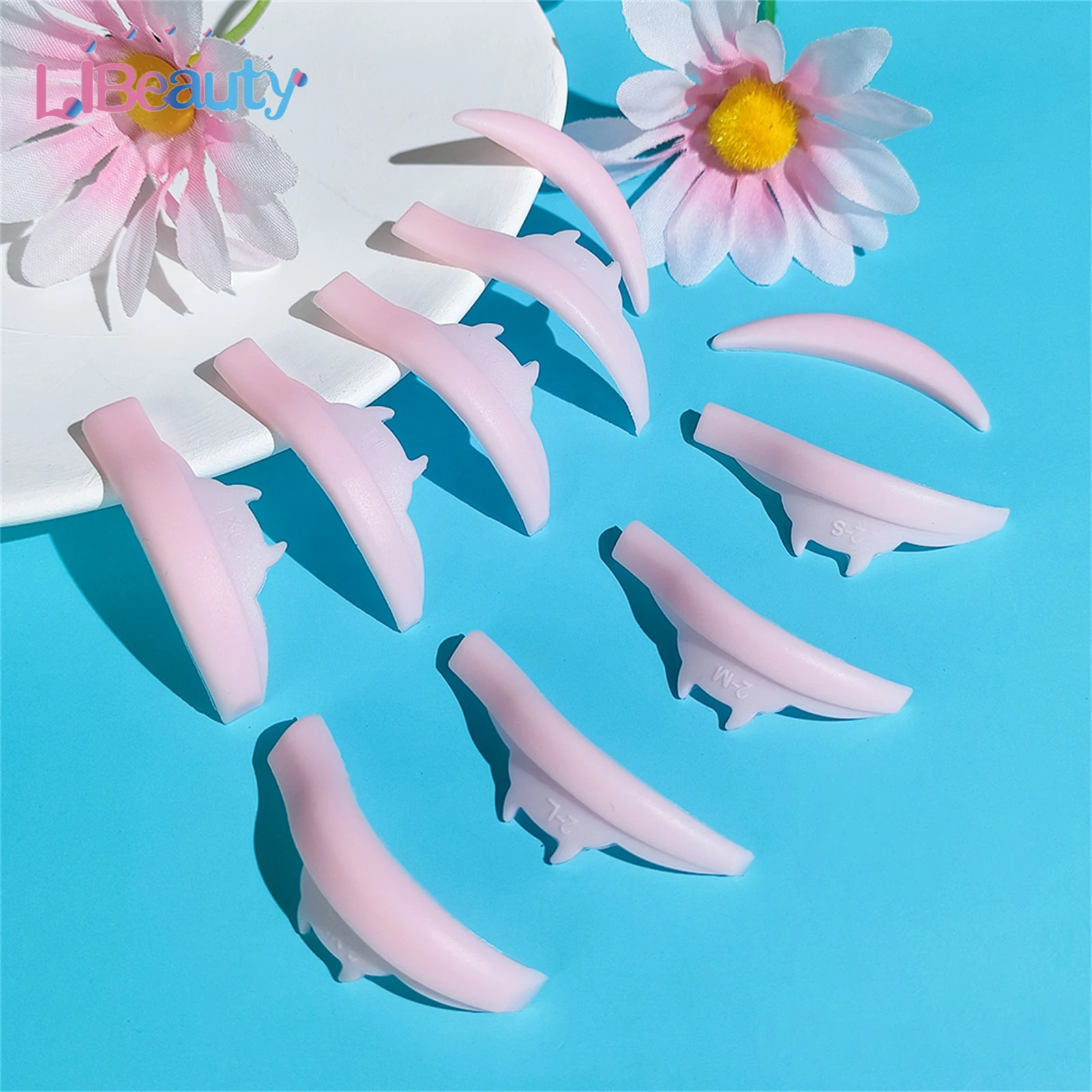 Libeauty 5 Paia Lashlift Shields Ciglia Lift Perm Pads Lash Lift Pads Kit Eye Bigodino Aste Tool