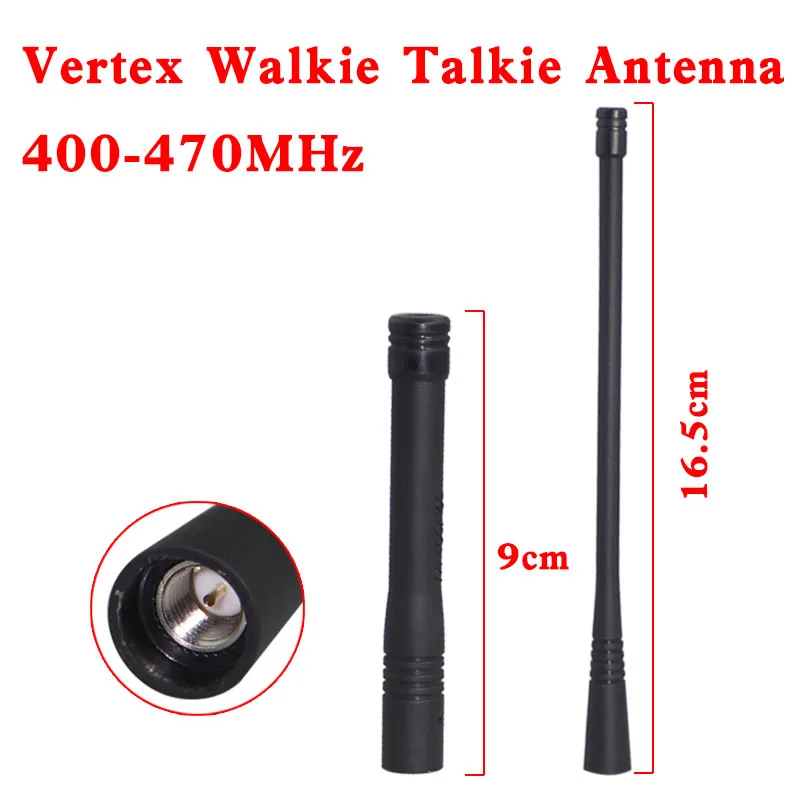 Antenna Uhf 400-470Mhz Maschio Per Vertex Vx-160 Vx-168 Vx-351 Vx-354 Vx-418 Vx-428 Walkie Talkie Radio Bidirezionale