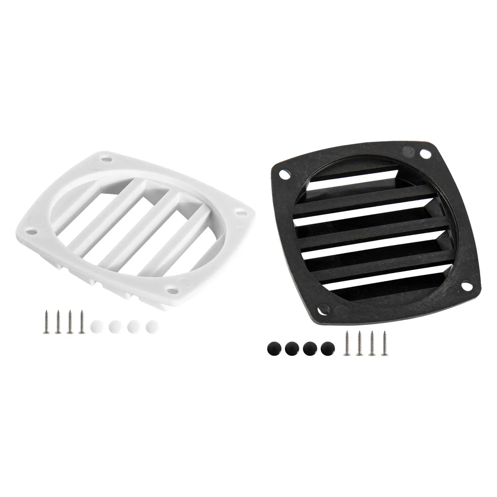 3 Pollici Boat Louvered Vent Sostituzione Square Air Vent Grill Outlet Vent Ventilazione Ducting Cover Per Yacht Rv