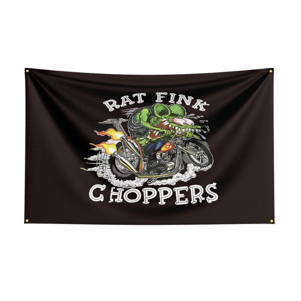 Bandiera 3X5 Fts Rat Finks Per L'Arredamento