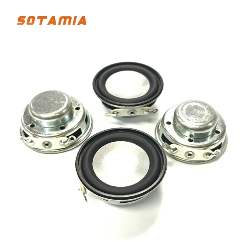 Sotamia 2Pcs 32Mm Mini Altoparlanti Audio Portatili 4 Ohm 3W Musica Altoparlante Bluetooth Home Theater Altoparlante Radio Tv Fai Da Te